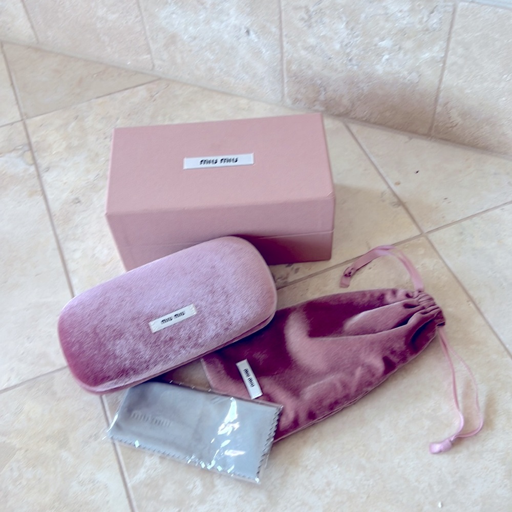 New Miu Miu sunglasses case